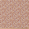 Coated  Cotton KARLI Caramel / Violet